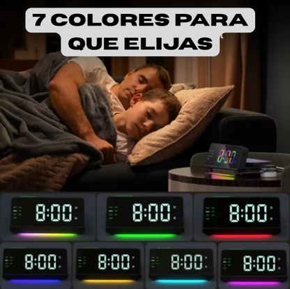 Reloj de nochero- 7 colores