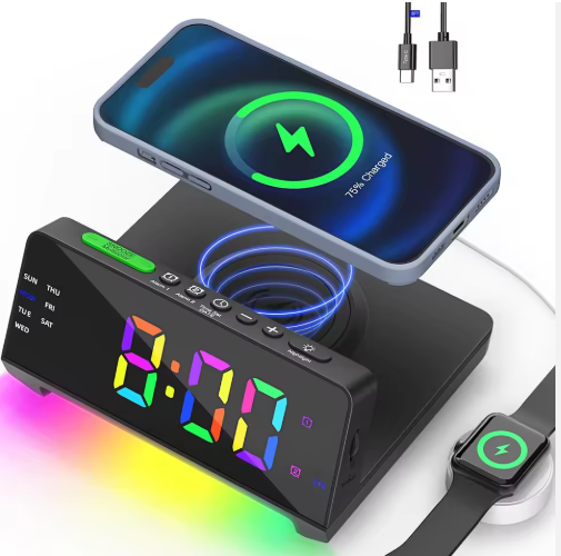 Reloj de nochero- 7 colores