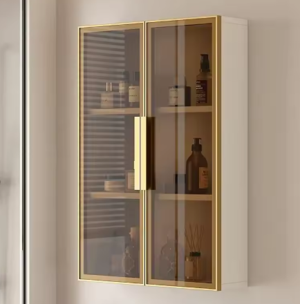 Gabinete de madera para baño